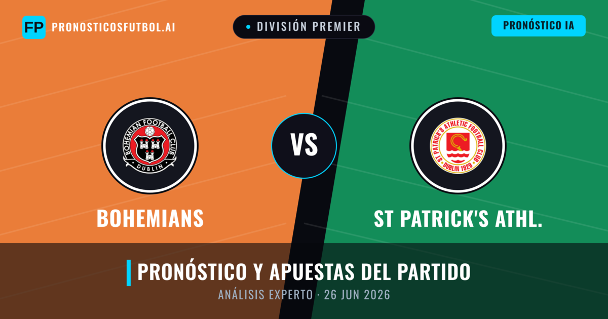 Bohemians vs St Patrick's Athl. — pronóstico y previa del partido