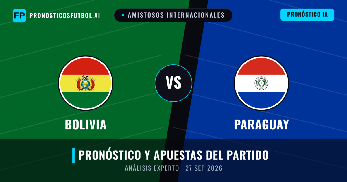 Bolivia vs Paraguay — pronóstico y previa del partido
