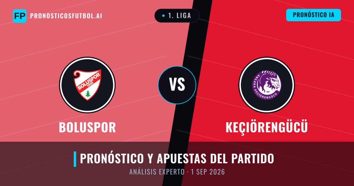 Boluspor vs Keçiörengücü — pronóstico y previa del partido