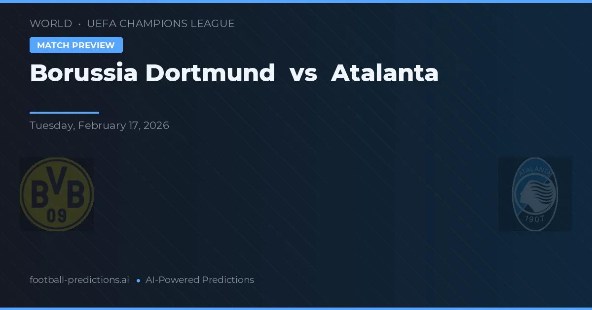 Borussia Dortmund vs Atalanta — pronóstico y previa del partido