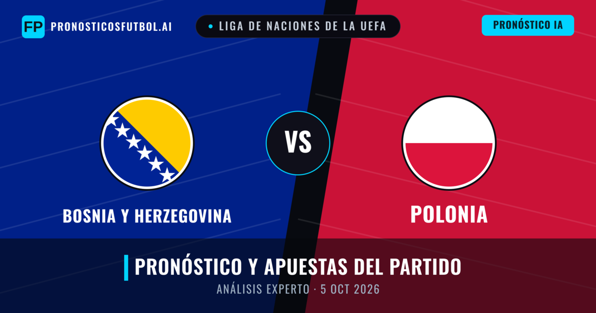 Bosnia y Herzegovina vs Polonia — pronóstico y previa del partido