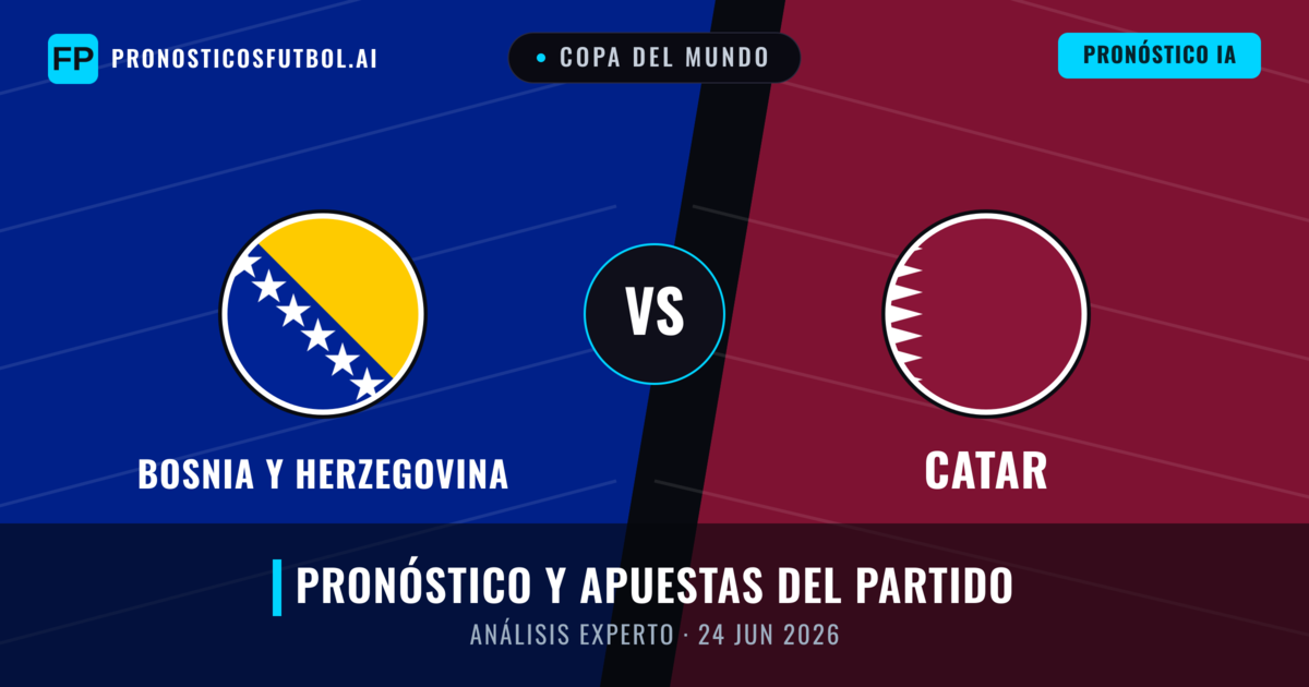 Bosnia y Herzegovina vs Catar — pronóstico y previa del partido