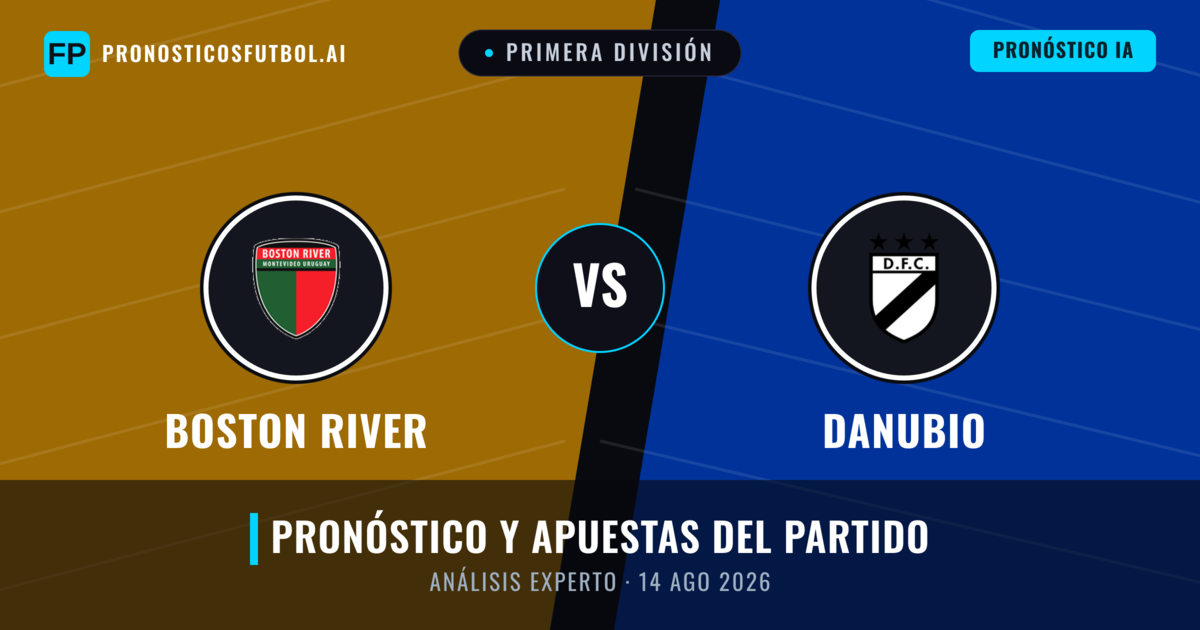 Boston River vs Danubio — pronóstico y previa del partido
