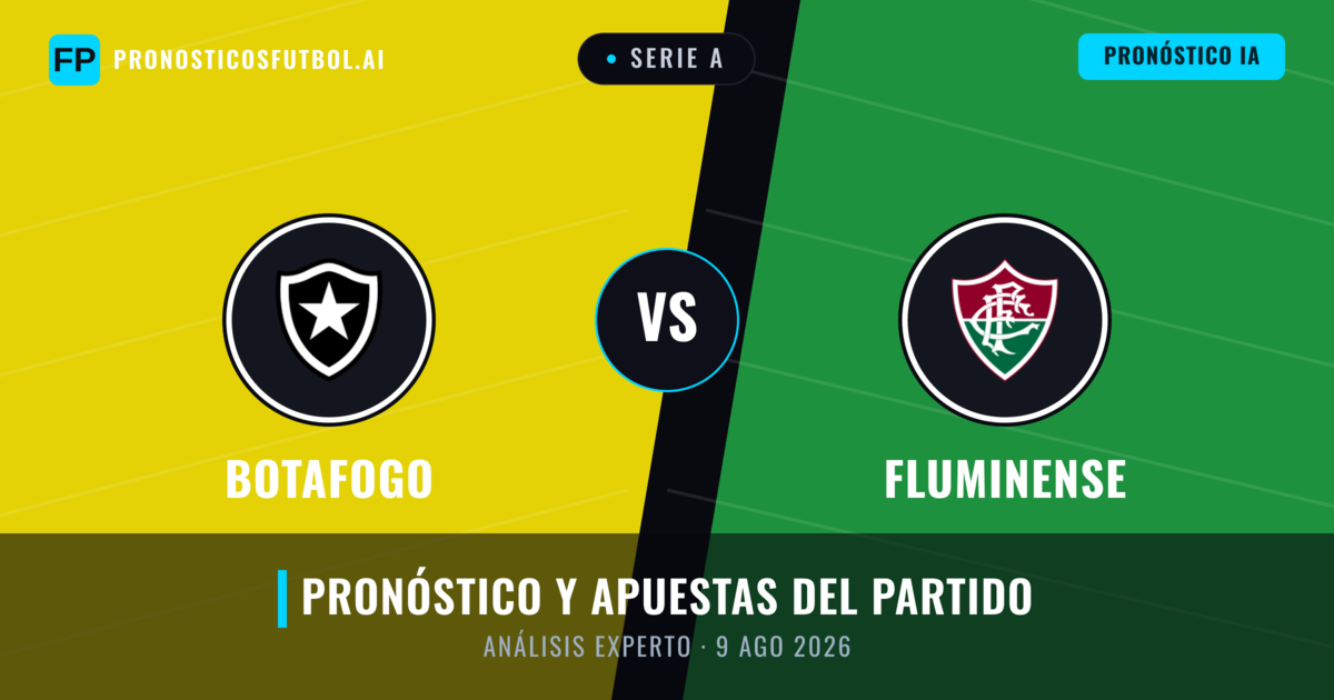 Botafogo vs Fluminense — pronóstico y previa del partido