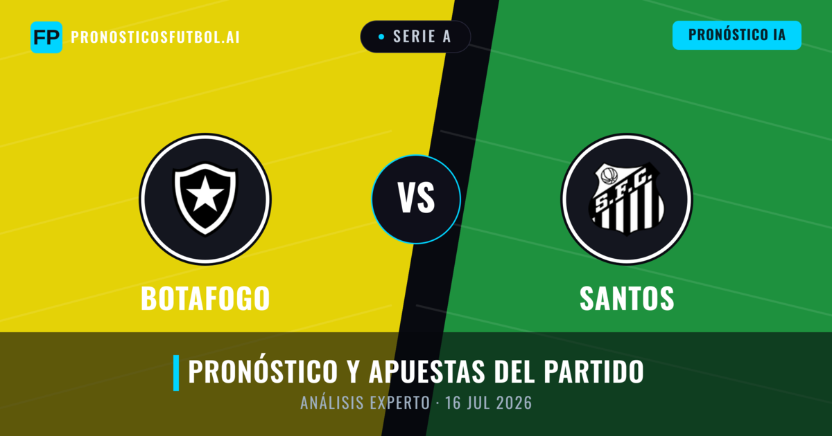Botafogo vs Santos — pronóstico y previa del partido