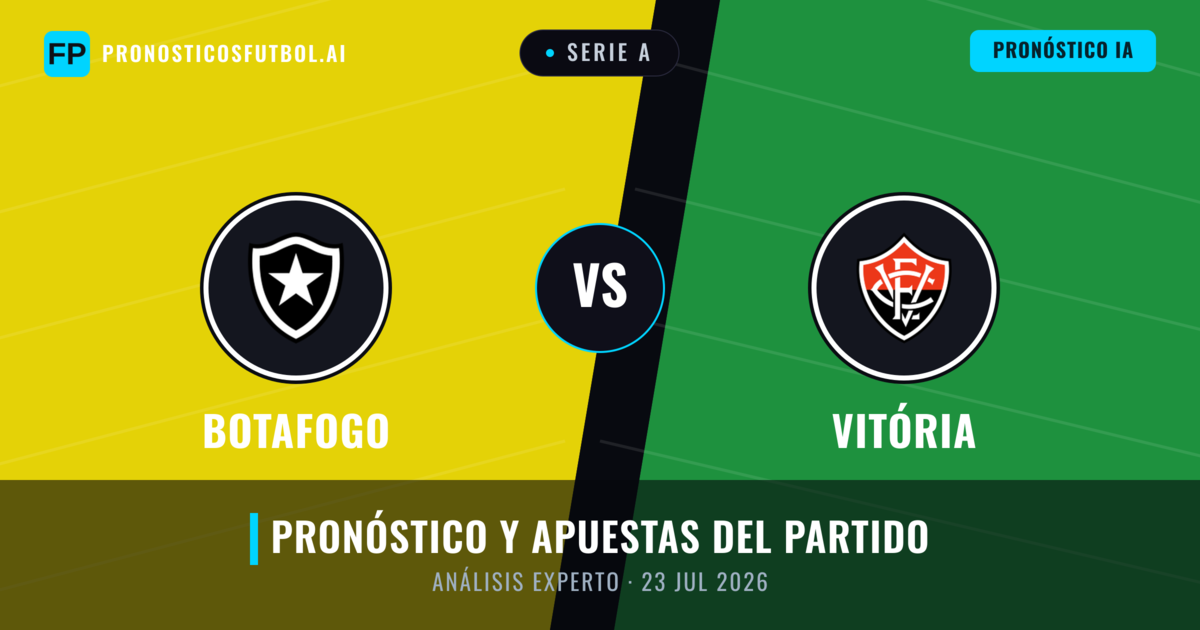 Botafogo vs Vitória — pronóstico y previa del partido