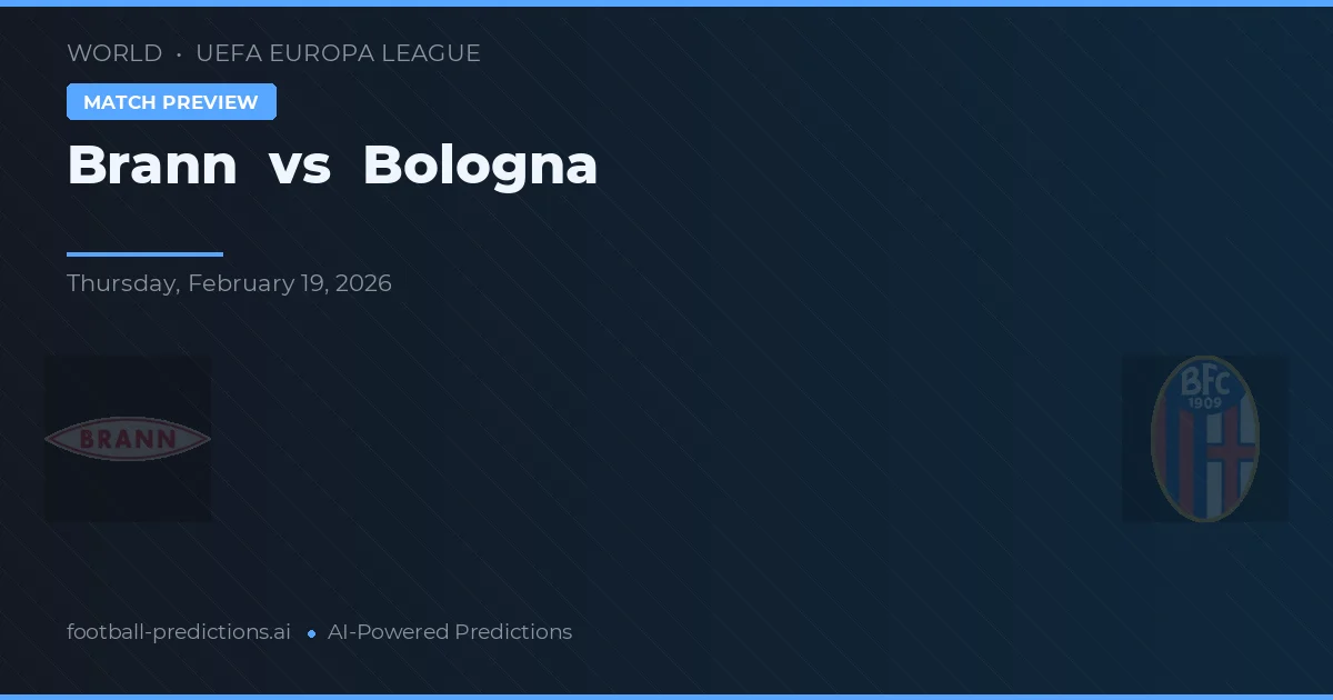 Brann vs Bologna — pronóstico y previa del partido