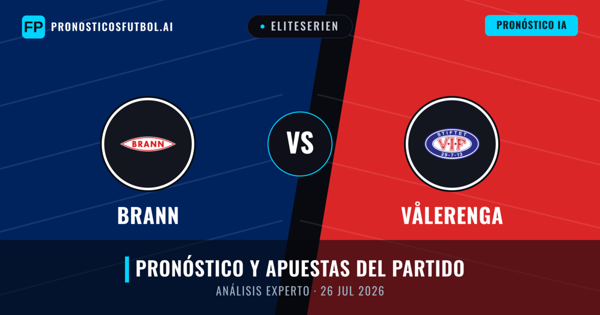 Brann vs Vålerenga — pronóstico y previa del partido