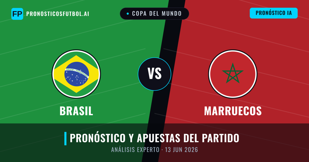 Brasil vs Marruecos — pronóstico y previa del partido