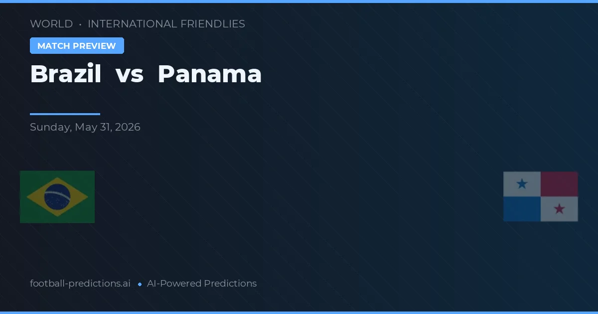 Brasil vs Panamá — pronóstico y previa del partido