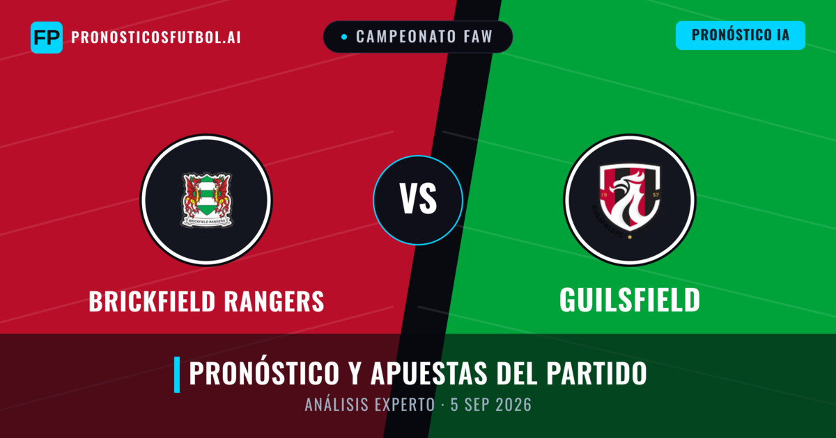 Brickfield Rangers vs Guilsfield — pronóstico y previa del partido