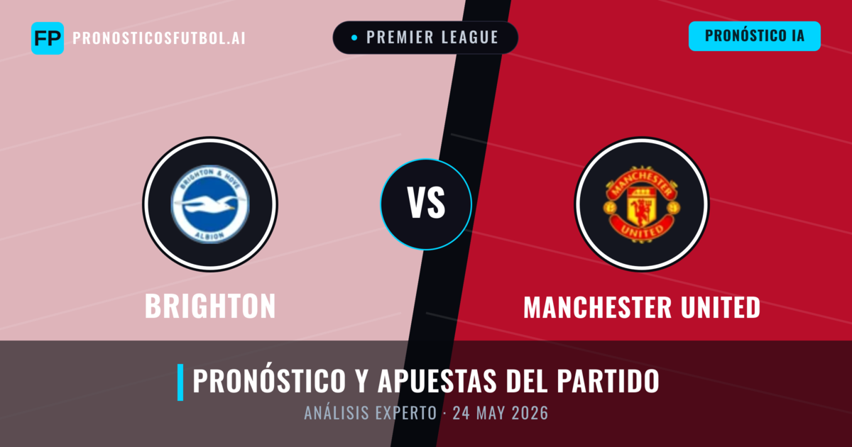 Brighton vs Manchester United — pronóstico y previa del partido