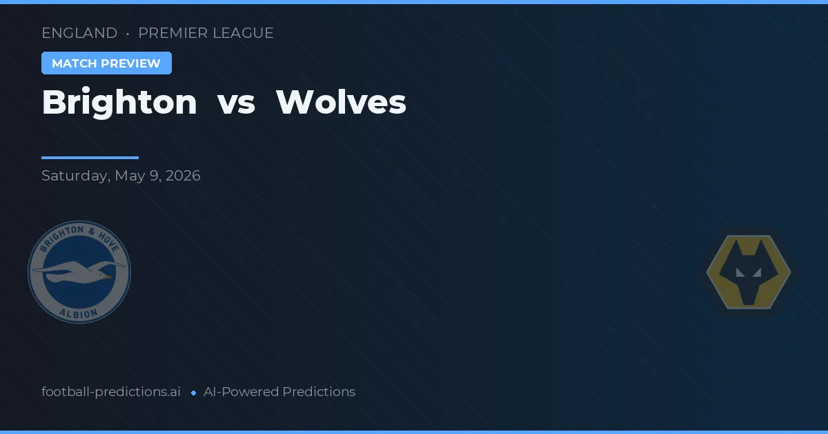 Brighton vs Wolves — pronóstico y previa del partido