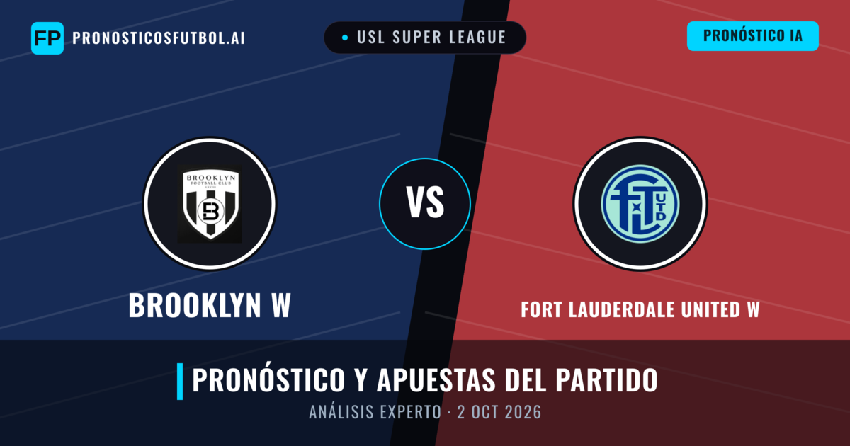 Brooklyn W vs Fort Lauderdale United W — pronóstico y previa del partido
