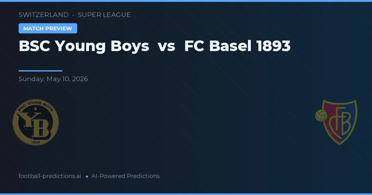 BSC Young Boys vs FC Basilea — pronóstico y previa del partido