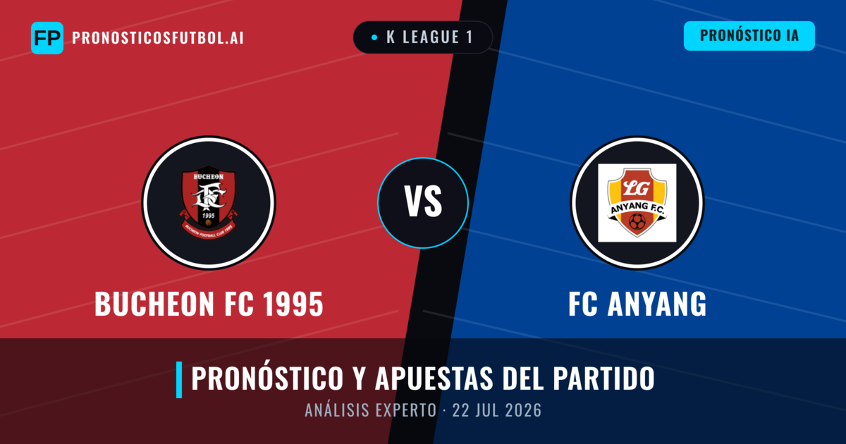 Bucheon FC 1995 vs FC Anyang — pronóstico y previa del partido