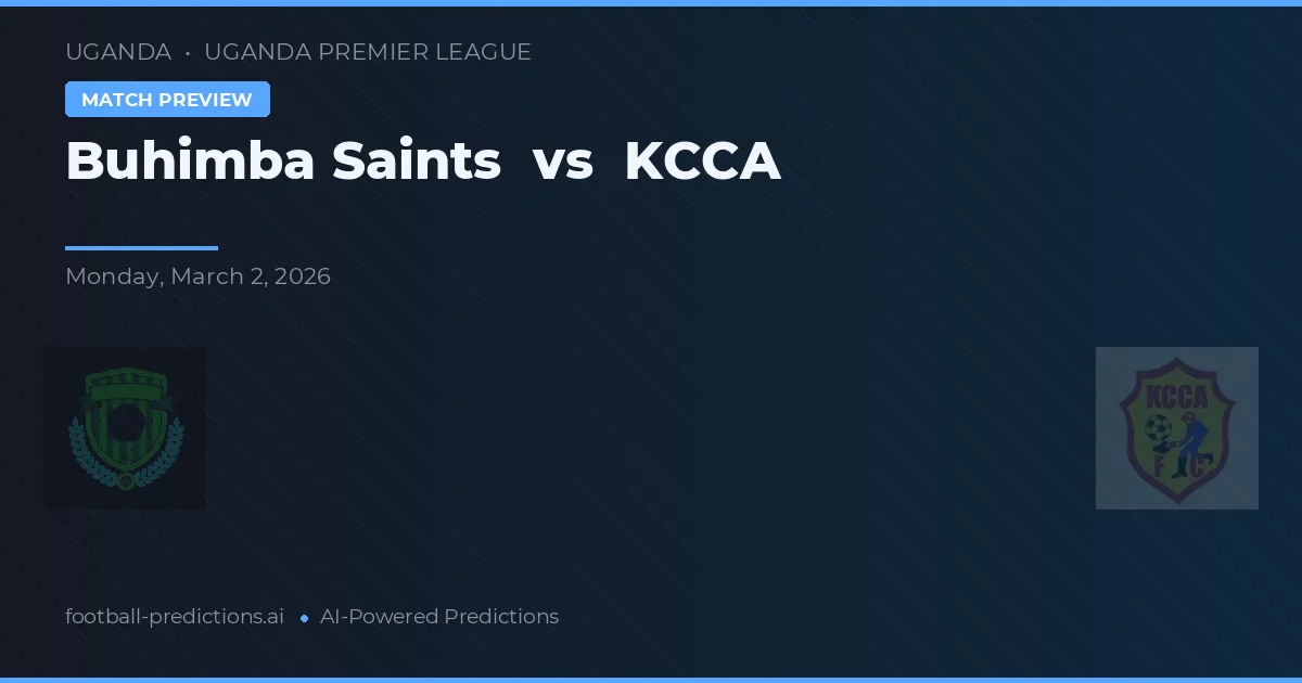 Santos Buhimba vs KCCA — pronóstico y previa del partido