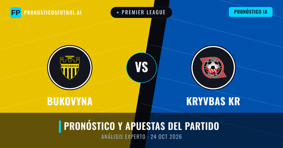 Bukovyna vs Kryvbas KR — pronóstico y previa del partido