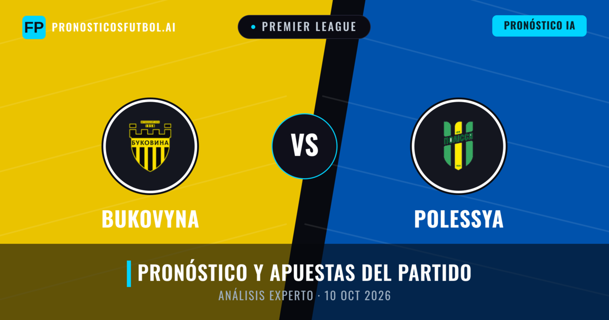 Bukovyna vs Polessya — pronóstico y previa del partido