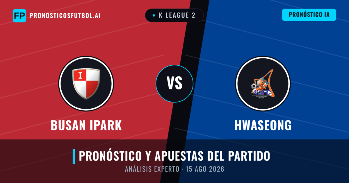 Busan IPark vs Hwaseong — pronóstico y previa del partido
