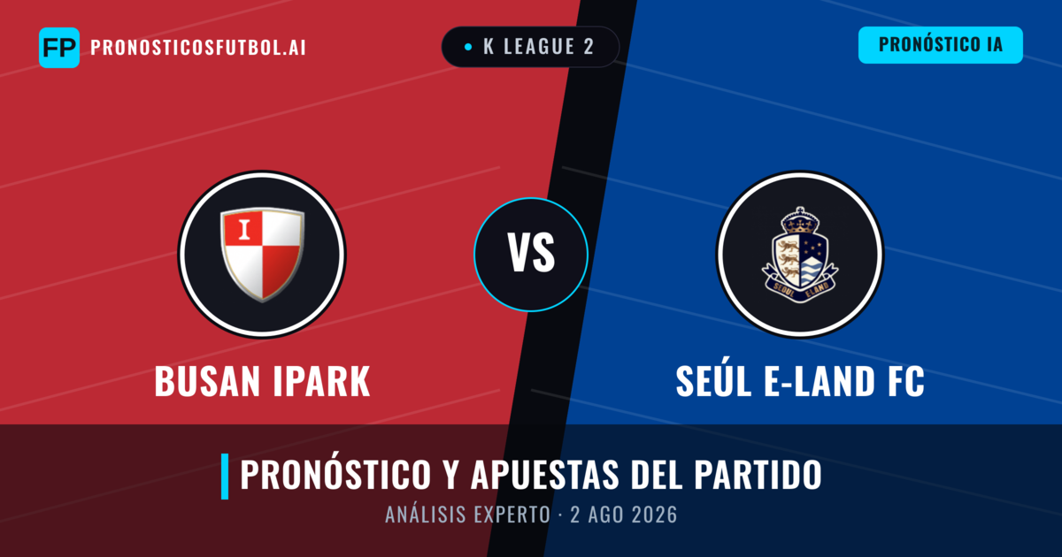 Busan IPark vs Seúl E-Land FC — pronóstico y previa del partido