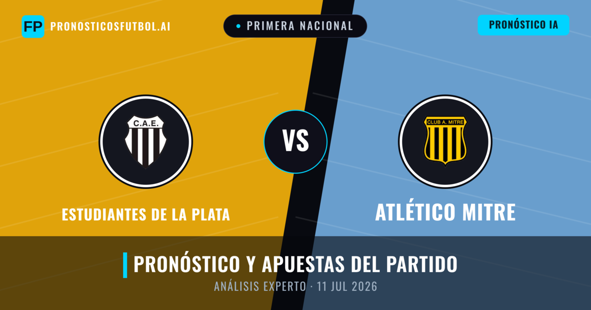 Estudiantes de La Plata vs Atlético Mitre — pronóstico y previa del partido