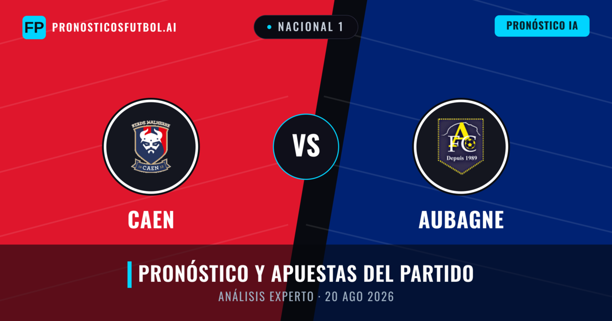 Caen vs Aubagne — pronóstico y previa del partido
