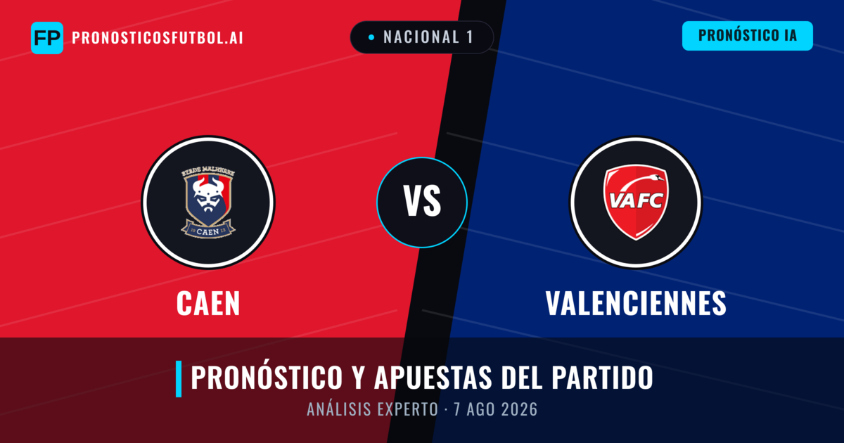 Caen vs Valenciennes — pronóstico y previa del partido