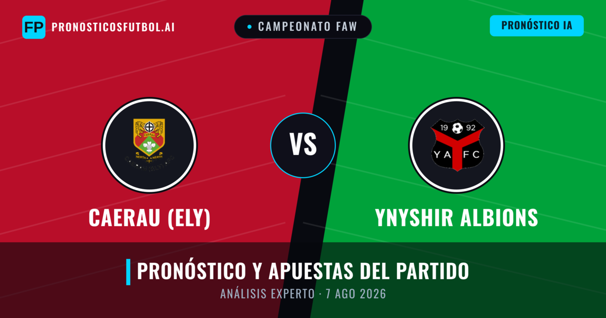 Caerau (Ely) vs Ynyshir Albions — pronóstico y previa del partido