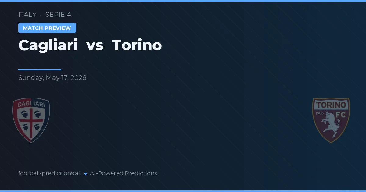 Cagliari vs Turín — pronóstico y previa del partido