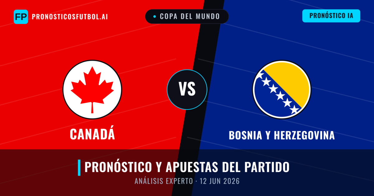 Canadá vs Bosnia y Herzegovina — pronóstico y previa del partido