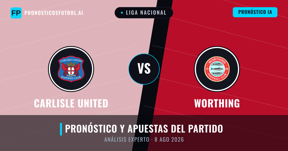 Carlisle United vs Worthing — pronóstico y previa del partido