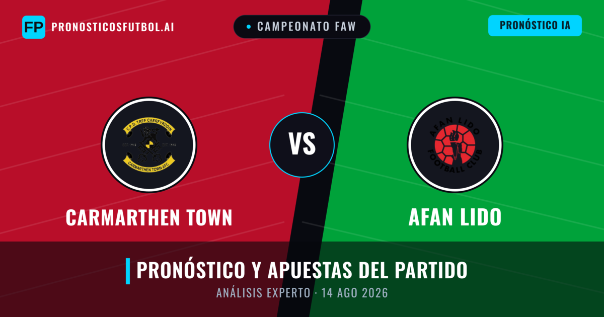 Carmarthen Town vs Afan Lido — pronóstico y previa del partido
