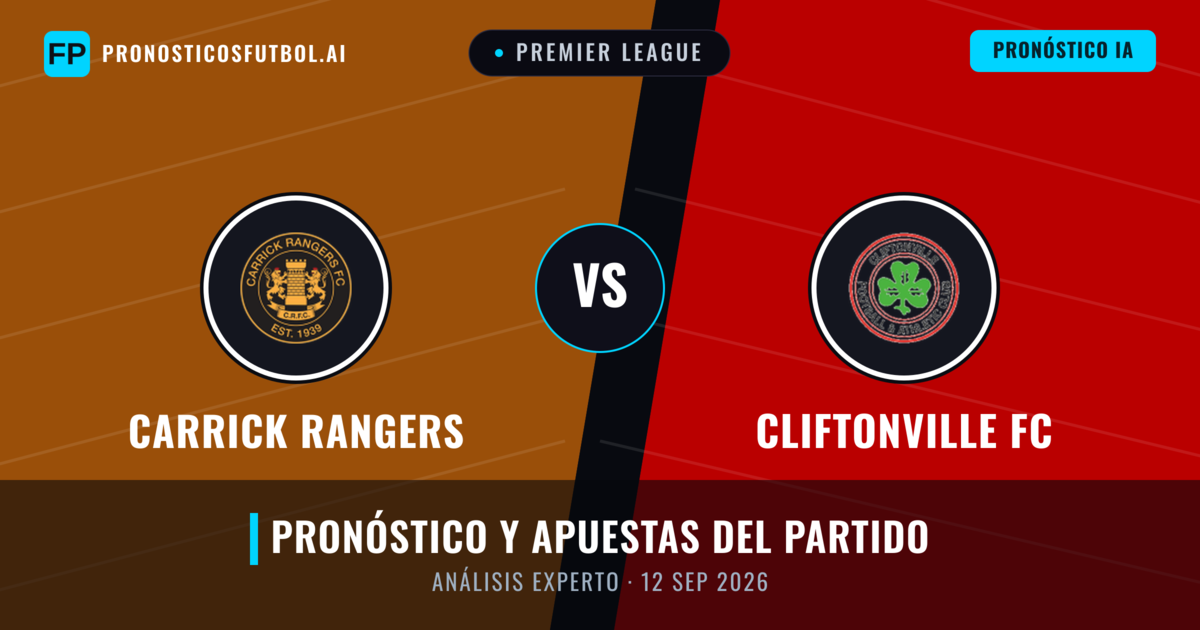 Carrick Rangers vs Cliftonville FC — pronóstico y previa del partido