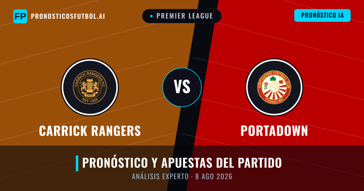 Carrick Rangers vs Portadown — pronóstico y previa del partido