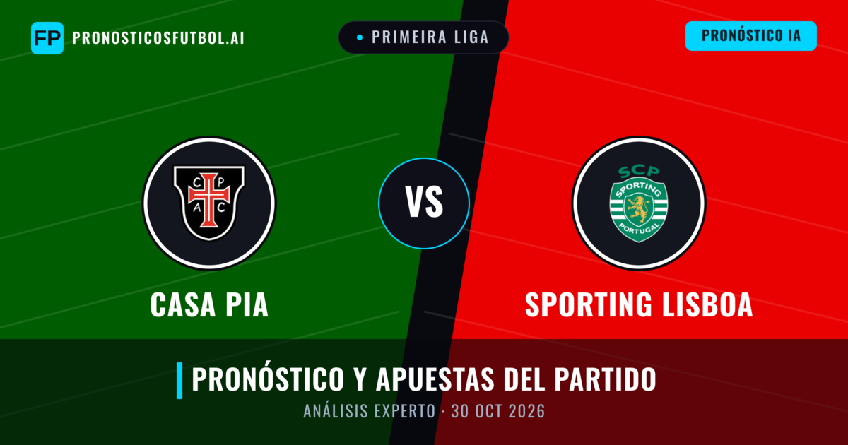 Casa Pia vs Sporting Lisboa — pronóstico y previa del partido