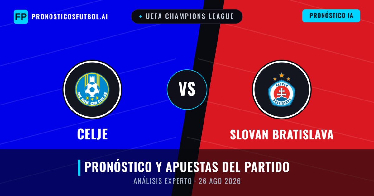 Celje vs Slovan Bratislava — pronóstico y previa del partido