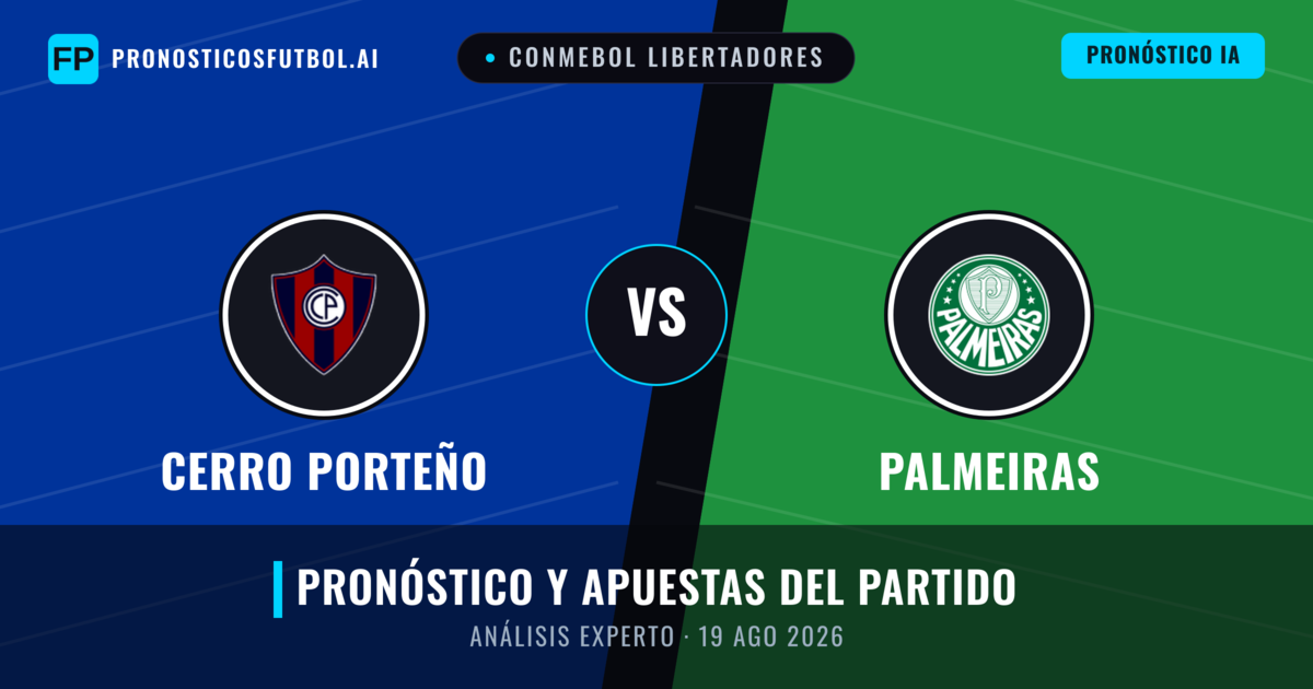 Cerro Porteño vs Palmeiras — pronóstico y previa del partido