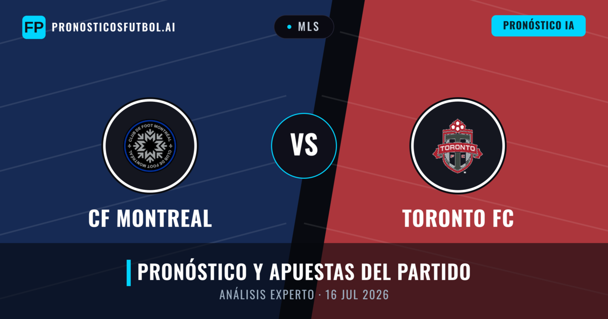 CF Montreal vs Toronto FC — pronóstico y previa del partido