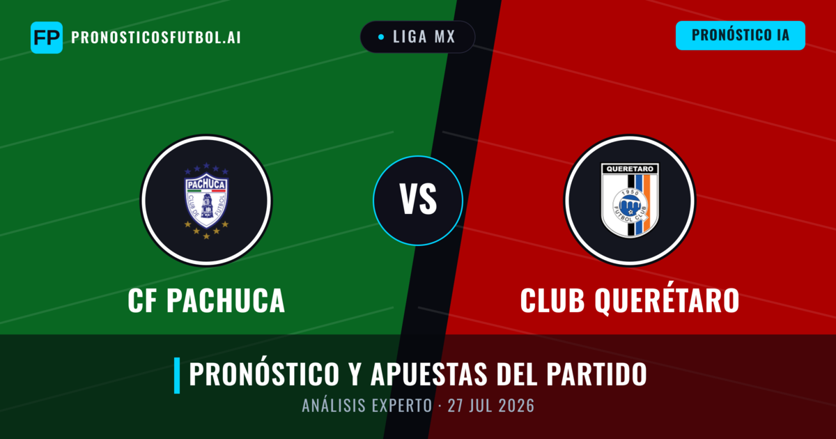 CF Pachuca vs Club Querétaro — pronóstico y previa del partido