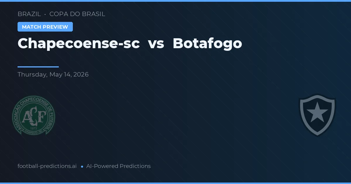 Chapecoense vs Botafogo — pronóstico y previa del partido