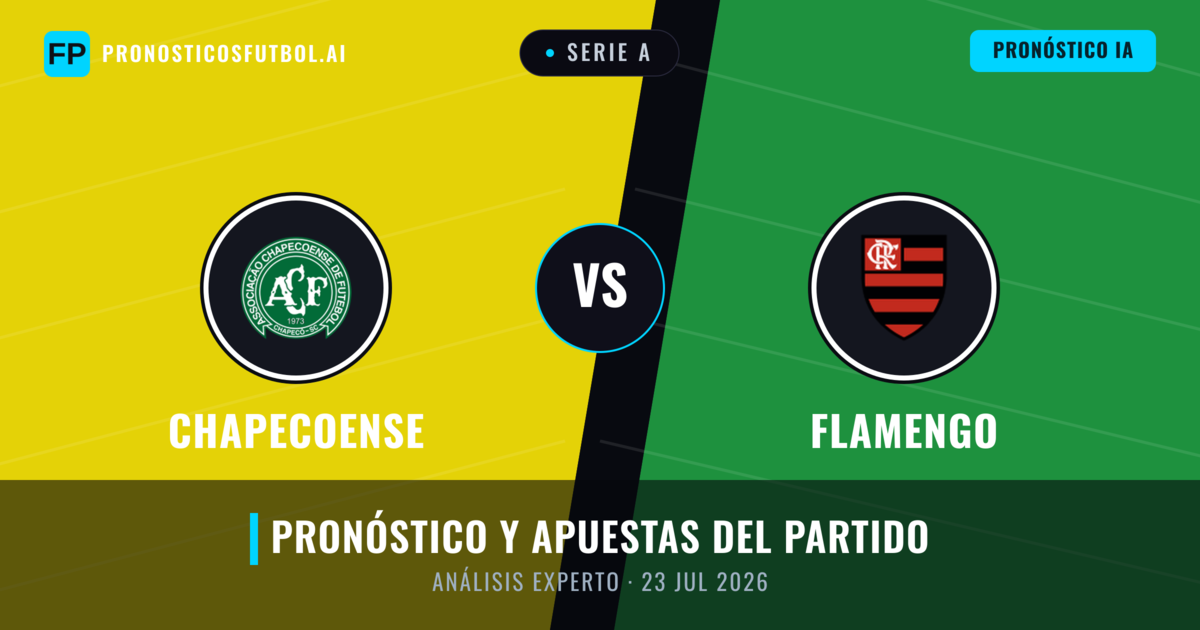 Chapecoense vs Flamengo — pronóstico y previa del partido