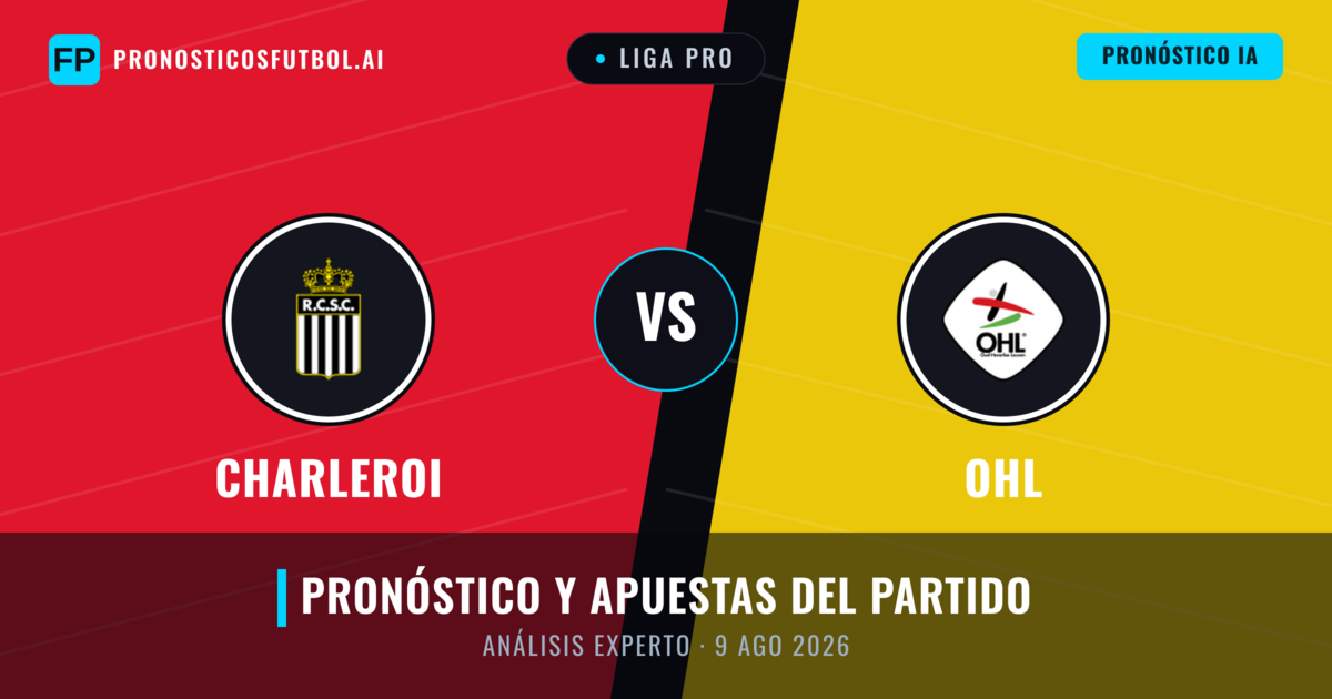 Charleroi vs OHL — pronóstico y previa del partido
