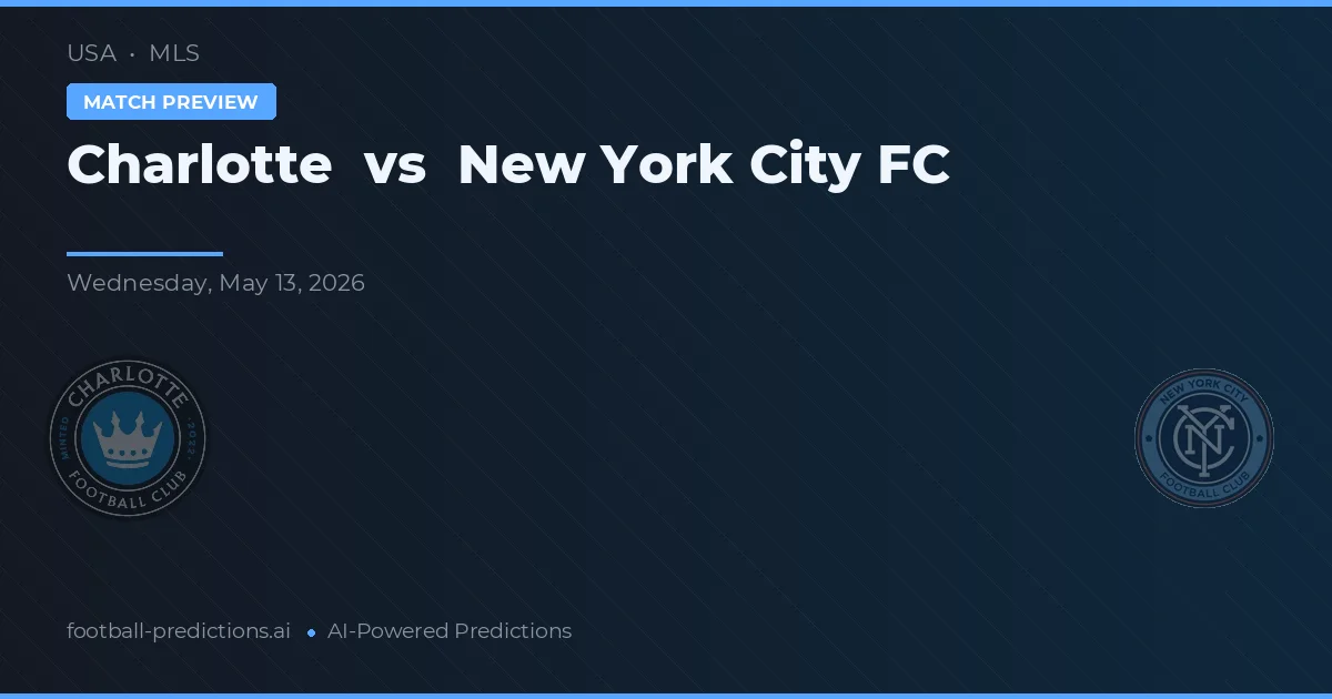 Charlotte vs New York City FC — pronóstico y previa del partido
