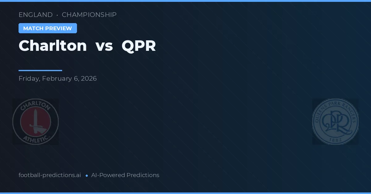 Charlton vs QPR — pronóstico y previa del partido