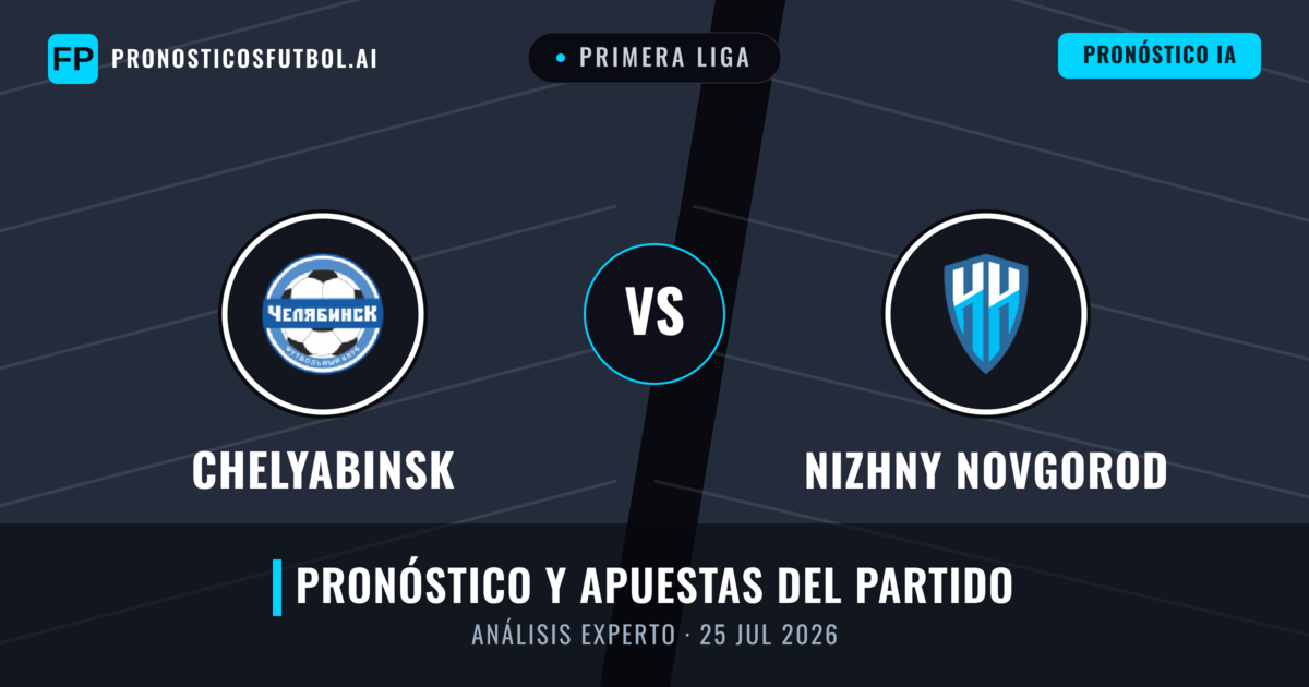Chelyabinsk vs Nizhny Novgorod — pronóstico y previa del partido