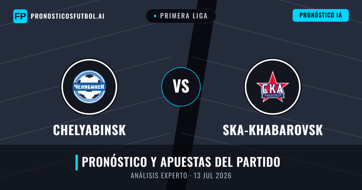 Chelyabinsk vs Ska-khabarovsk — pronóstico y previa del partido