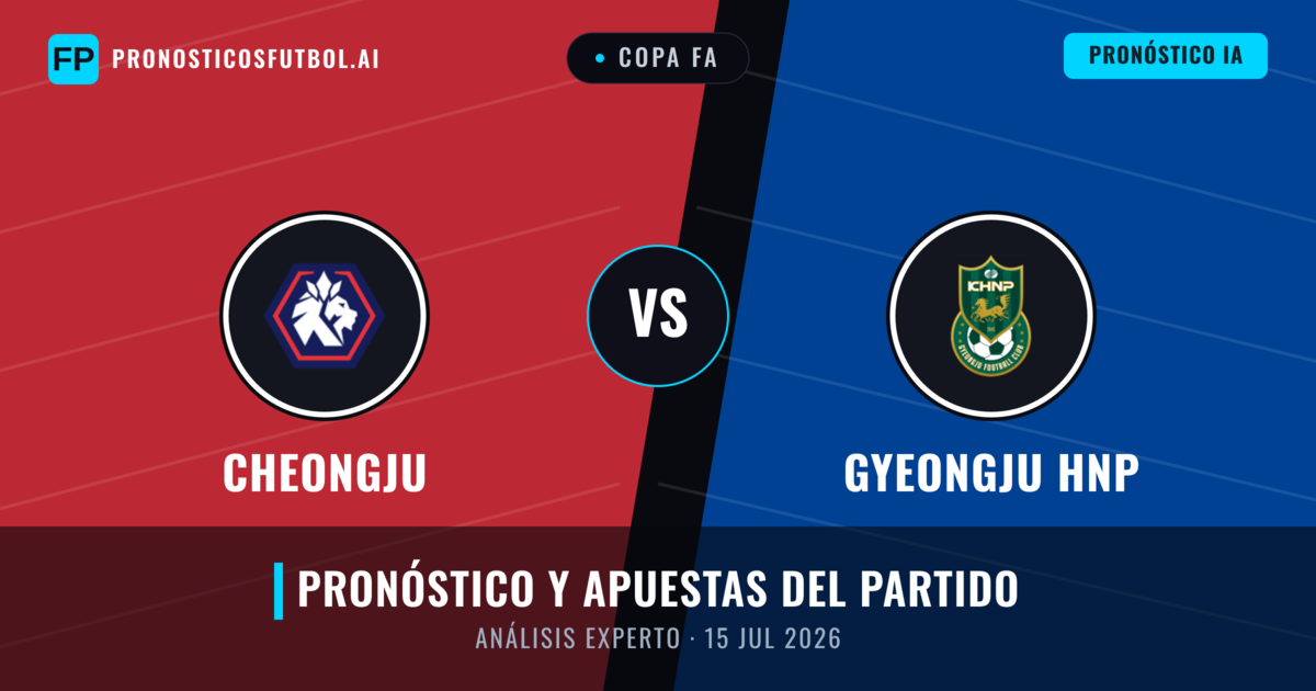 Cheongju vs Gyeongju HNP — pronóstico y previa del partido