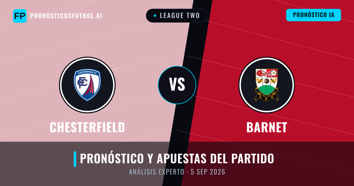 Chesterfield vs Barnet — pronóstico y previa del partido