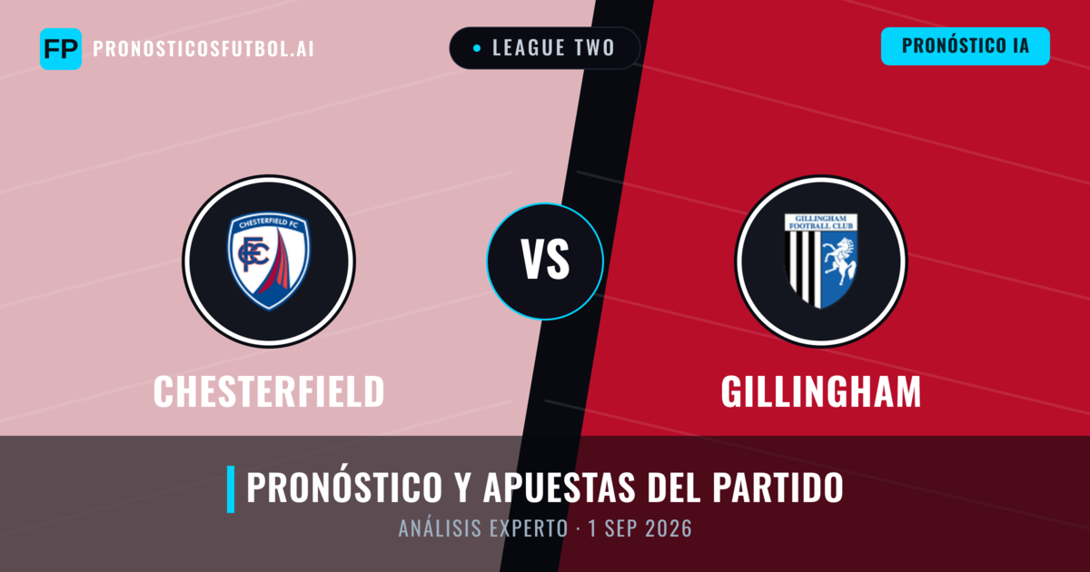 Chesterfield vs Gillingham — pronóstico y previa del partido